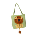 Maxbell Pet Carrier Shoulder Bag Tote Handbag Pouch Small Animals Kitty Camping L Light Green