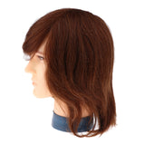 Maxbell Maxbell Human Hair Male Mannequin Head Hairdresser Training Cosmetology Doll Head