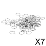 Maxbell 7x100pcs Metal Bra Strap Adjuster Slider/ Hooks Lingerie Sewing 10mm O Ring