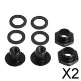 Maxbell 2xAluminum Rear Glass Strut Hardware Kit For Honda Civic 3Dr Hatchback CRV EG6