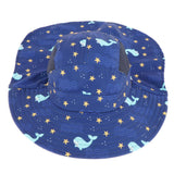 Maxbell Fisherman Caps Anti UV Girls Fishing Soft Hiking Baby Bucket Hat Sun Hats Shark Blue
