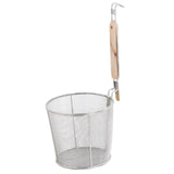 Hot Pot Colander Hanging Hole Mesh Pasta Basket for Restaurant Chips Chicken 16cm mesh mouth