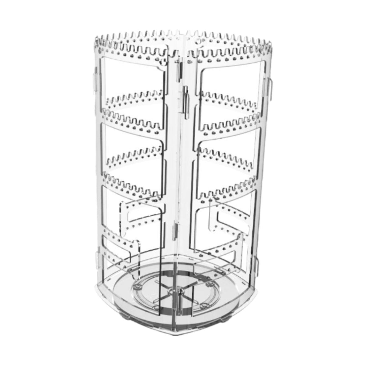Maxbell Earring Holder Organizer Clear Earring Holder Stand for Ring Pendant Earring Large