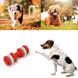 Maxbell Maxbell Dumbbell Pet Chew Toy Puppy Dog Teeth Gum Cleaning Training Play Toy Red_S