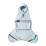 Maxbell Dog Bathrobe Towel Wet Walk with Hood Swim for Bath Warm Keeping Dog Towel