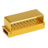 Maxbell 30-Hole Medical Holder Block Case Sterilizer Box for High Low Speed Bur - Aladdin Shoppers