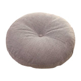 Maxbell Round Floor Pillow Small Floor Cushion Pad for Chair Sofa Adults Kids Office Light Gray