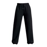 Womens Sweatpants Fleece Lining Jogger Pants Casual Harem Trouser Black M