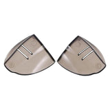 Maxbell 1 Pair Glasses Side Covers Eyewear Protect Two Holes for Indoor Outdoor Work Translucent Black