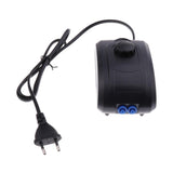 Maxbell Maxbell EU Plug Aquarium Air Pump Fish Tank Airpump Pond Oxygen Pump Black - 2 holes