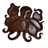 Maxbell Wood Octopus Charcuterie Platter for Family Gatherings Lightweight Versatile 30cmx30cm