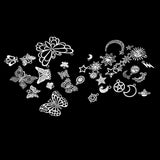 Sun Moon Star Insect Charm Pendant for DIY Necklace Bracelet Jewelry Making