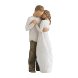 Maxbell Family Themed Figurine Gifts Hand Painted Figure for Christmas Shelf Cabinet C