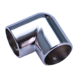 Maxbell Round Pipe Connector 25mm Pipe Fitting for Display Stand Clothes Rails Frame 2 Way