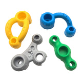 Maxbell 4 Pieces Climbing Grip Kits Rock Wall Holds for Outdoor Indoor Kids Children