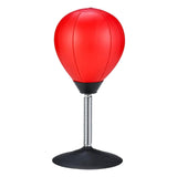Maxbell 2x Inflatable Desktop Punch Bag Freestanding Table for Office Fitness