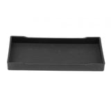 Maxbell Reptile Water Bowl Decorative Reptile Feeder for Frog Bearded Dragon Hamster S black