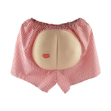 Maxbell Humorous Halloween Props Prank Costume Accessory Mens Funny Fake Butt Shorts