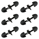 Maxbell 6 Sets Sew on Toggle Buttons Resin Horn Buttons for Winter Coat Bags Clothes Style E