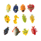 Maxbell 24pcs Plastic Marine Animals Fish & Turtle Models KidsToy Party Bag Fillers