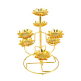 Maxbell Maxbell Vintage Style Candle Stand Buddha Ghee Lamp Holder Light Home Decoration