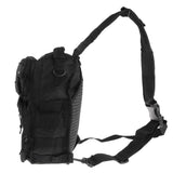 Maxbell Maxbell Oxford Molle Sling Backpack Tactical Military Shoudle Chest Pack Bag Black