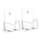 Maxbell Acrylic Brochure Holder Clear Display Stand for Literature Pamphlet Document 17cmx8.5cmx20.5cm