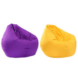 Maxbell Waterproof Stuffed Animal Storage Bean Bag Cover Yellow &