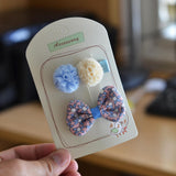 Maxbell 3x20Pcs Bird Pattern Hair Clip Display Cards Jewelry Tags Kraft Holders Papery
