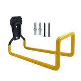 Maxbell Garden Hose Holder Hook Metal Hose Hanger for Power Tools Ropes Garden Tools Yellow