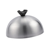 Maxbell Burger Cover Multifunctional Sturdy Round Pot Lid for BBQ Teppanyaki