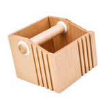 Maxbell Wood Coffee Knock Box Nonslip Base Ground Box for Cafe Office Kitchen