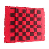 Maxbell Giant Checkers Board Game Mat 3 in 1 Game Mat Rug Game Mat Toe Board
