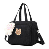 Maxbell Diaper Bag Handbag Reusable Large Capacity Spacious Mummy Makeup Bag Handbag Black