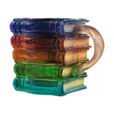 Maxbell Painted Book Mug Home Use Novelty Book Coffee Mug Collection Gift for Writer Style B