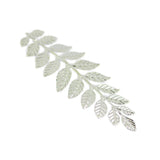Maxbell 12 Pieces Large Leaf Branches Charms Pendants Wedding Home Decor Silver - Aladdin Shoppers