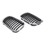 Maxbell 2Pcs Front Bumper Kidney Grilles Car Grill Covers for BMW E46 1998-2001