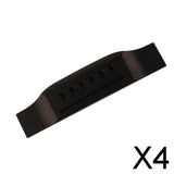 Maxbell 4x6 String Ebony Guitar Bridge For Acoustic Guitar