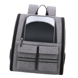 Pet Cat Carrier Backpack Dog Travel Bag Tote Adjustable Shoulder Strap Gray - Aladdin Shoppers