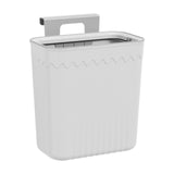 Maxbell Kitchen Compost Bin Dustbin Slim Garbage Can for Counter Top Bedroom Cabinet Grey