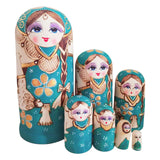 Maxbell 7x Russian Nesting Doll Figures Matryoshka Dolls for Birthday Halloween Home