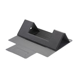 Maxbell Portable PU Laptop Folding Stand for Traveling 5kg Load Bearing Space Saving Black
