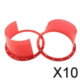 Maxbell 10x2pcs 6.5'' Car Speaker Waterproof Cover Car Horn Plastic Spacer Protective