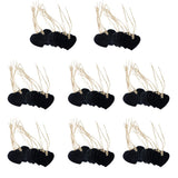 Maxbell 80 Pieces Wooden Heart Hanging Chalkboard Memo Message Blackboard Wedding