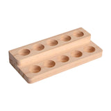 Maxbell Wooden Essential Oil Display Holder Essential Oil Display Holder for Holiday 2 layers