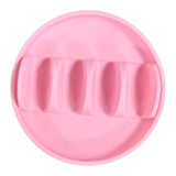 Maxbell Taco Holder Plates for Soft and Hard Tacos for Kitchen Family Dinner Parties pink