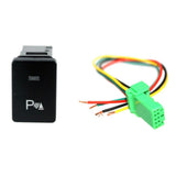Maxbell 5x4-Pole Push Button Switch Blue LED for Parking Pattern for