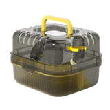 Maxbell Large Hamster Cage Small Animal Travel Case for Guinea Pigs Gerbils Hedgehog yellow