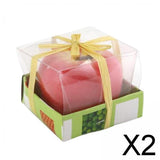 Maxbell 2xCreative Holiday Eve Candle Home Fragrance for Holiday Arrangement Wedding S