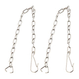 Maxbell 2Pcs Toilet Flapper Chains Sturdy Easy to Install 21cm Stainless Steel Chain